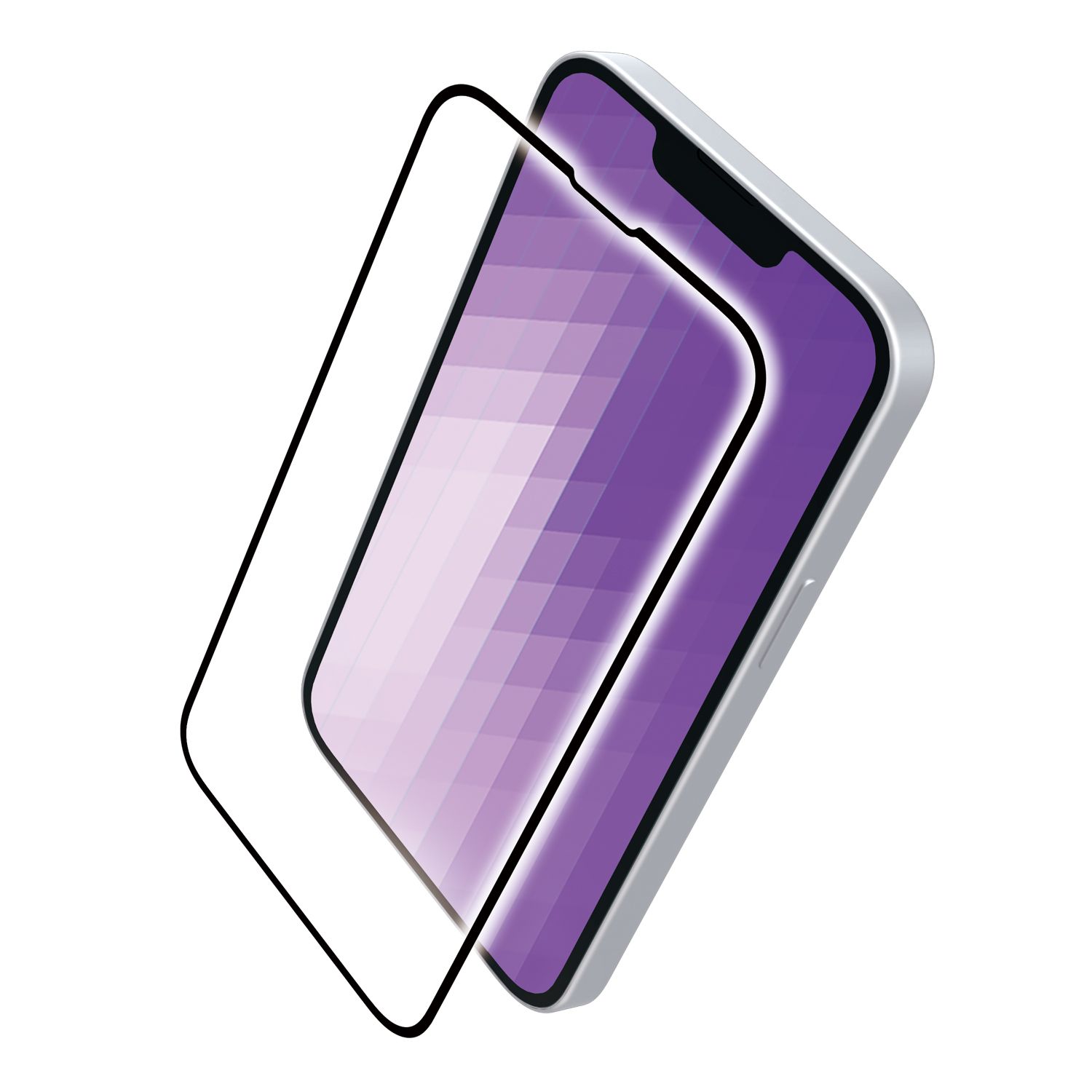 iPhone 17e/16e ガラスフィルム フレーム付 反射防止 超簡単貼付ツール