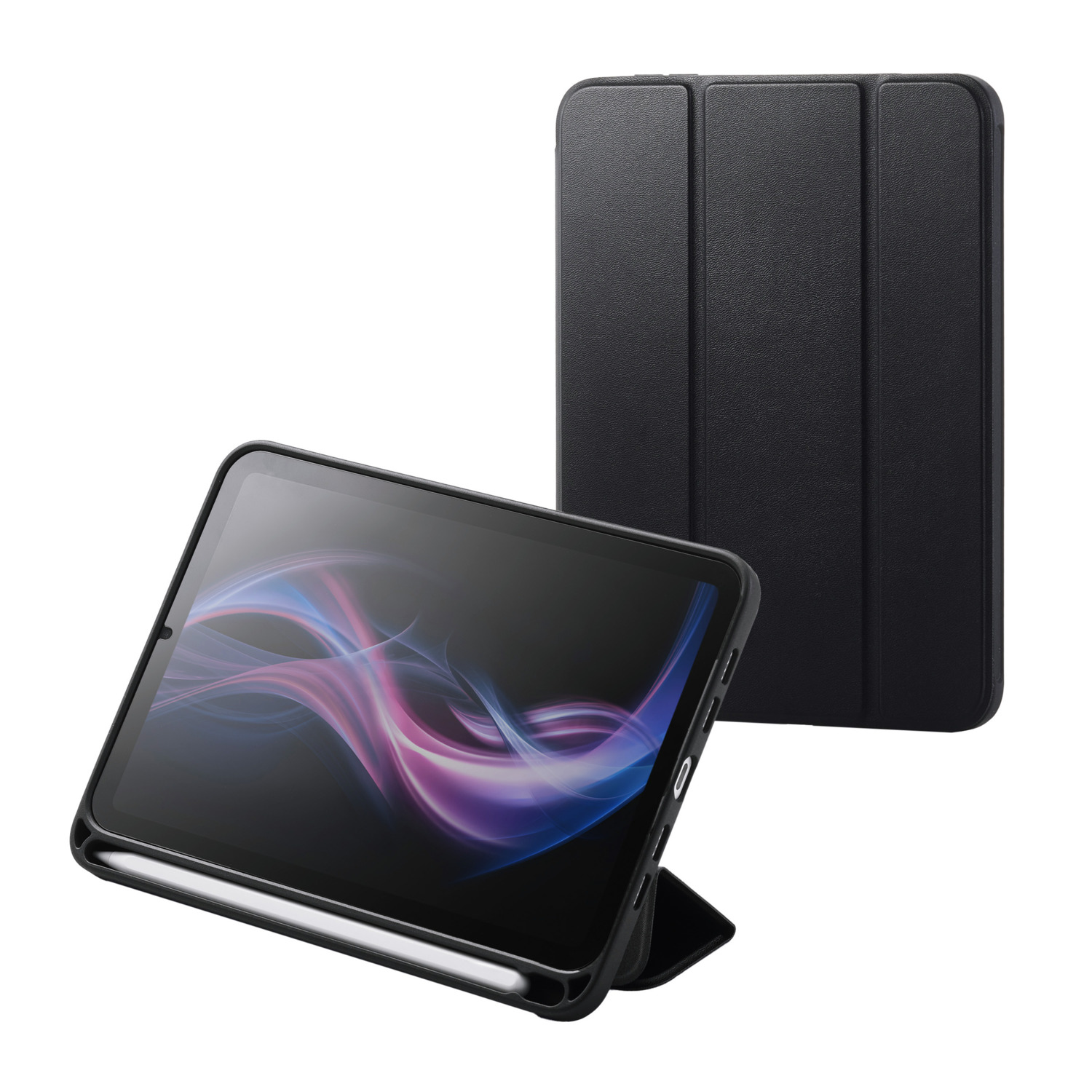 iPad mini(A17 Pro/第6世代) フラップケース 2アングル スリープ対応 