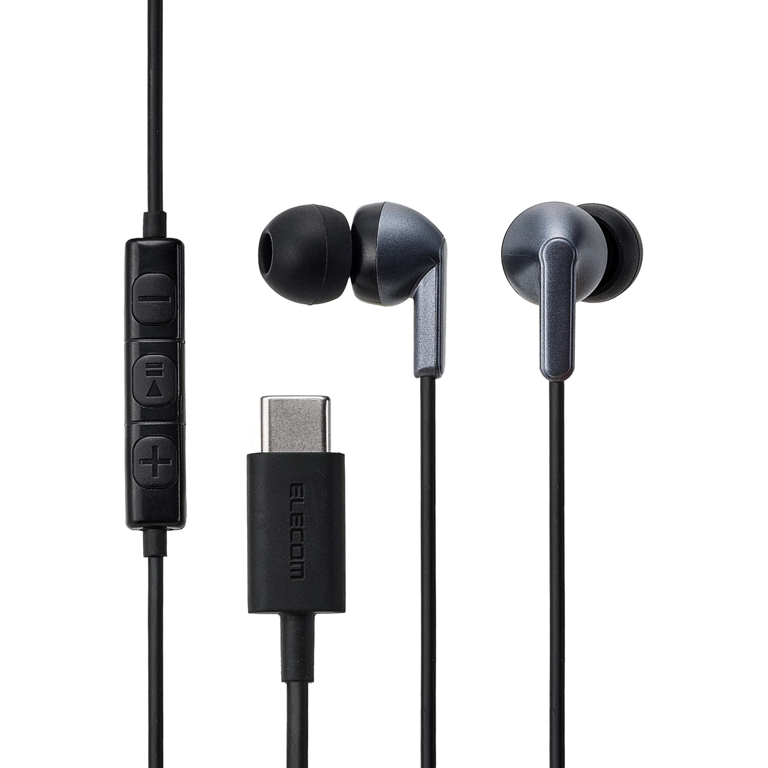 マイク付き 有線イヤホン USB Type-C(TM) カナル型 | エレコム