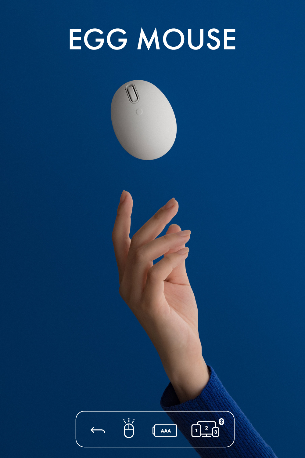 EGG MOUSE Bluetooth(R) 静音マウス[4ボタン］ | エレコムダイレクト