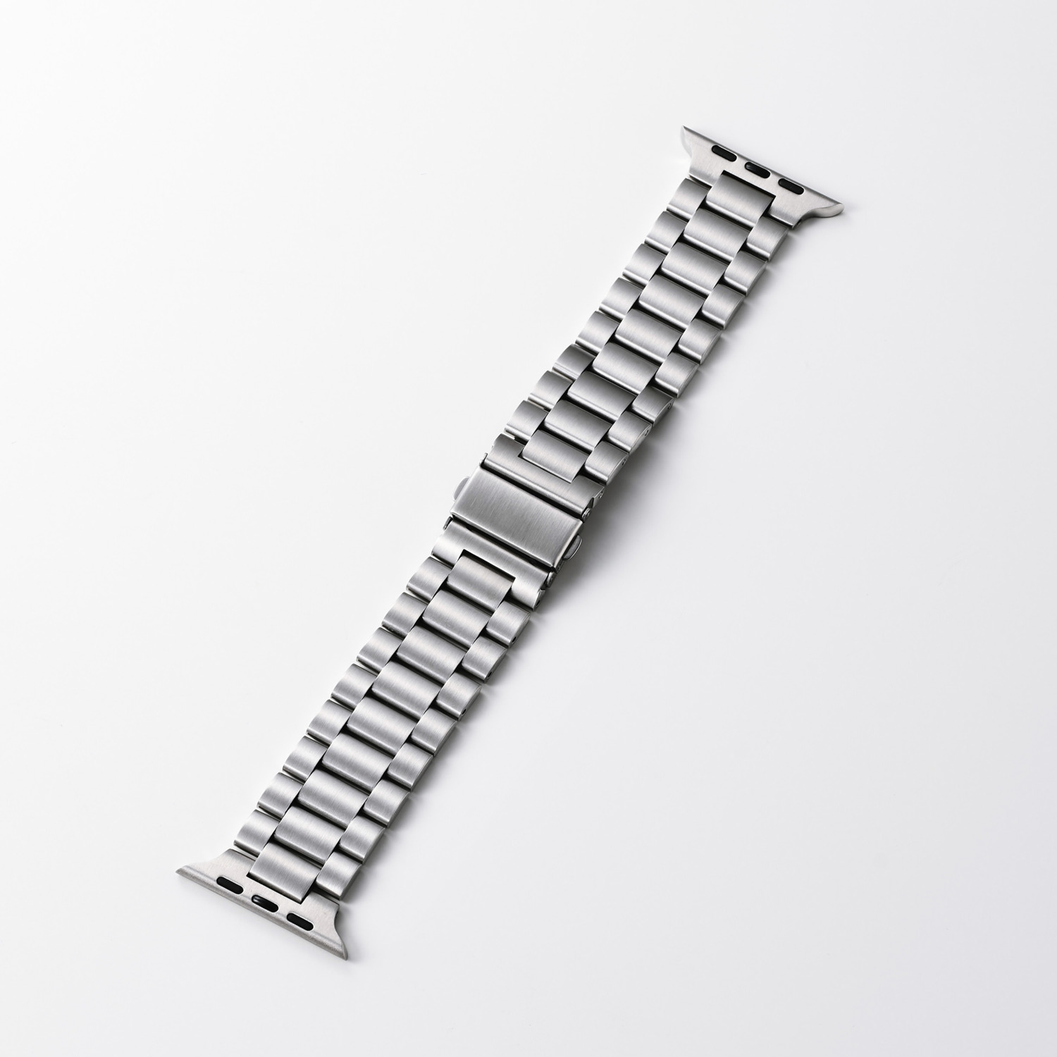 Apple Watch 49/46/45/44/42mm/バンド/ステンレス/3連タイプ/シルバー