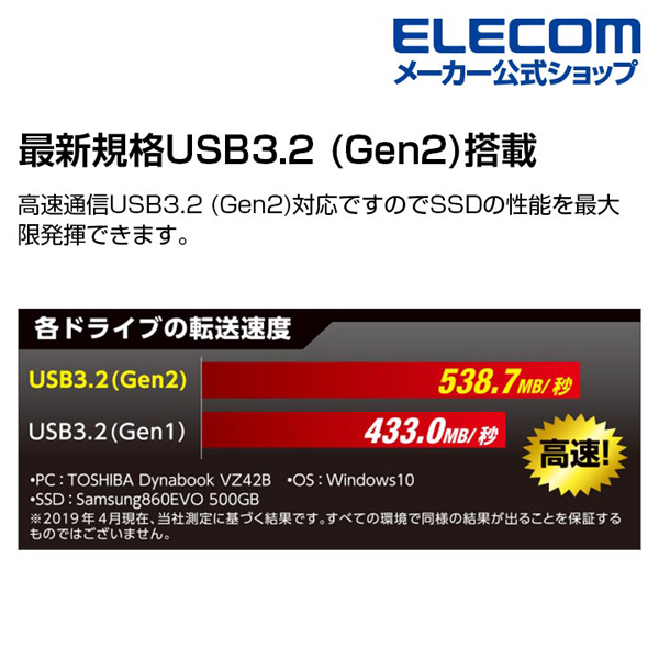 USB3.1（Gen2）対応4bayHDDケース | エレコムダイレクトショップ本店は