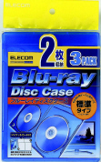 Blu-rayディスクケース（2枚収納タイプ） | エレコムダイレクト
