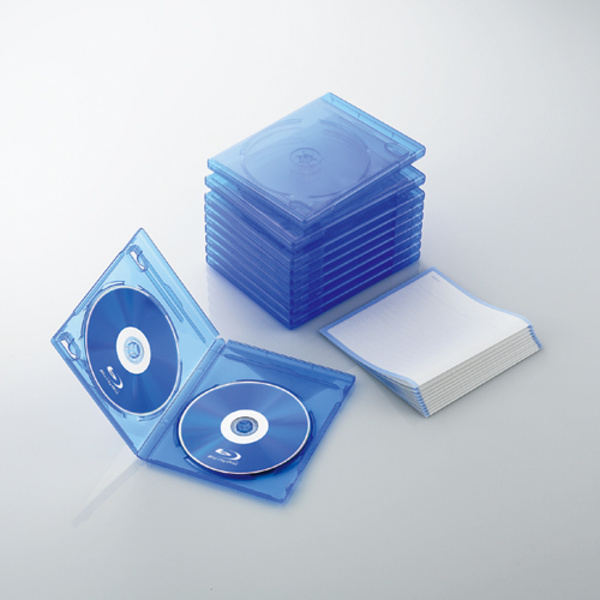 Blu-rayディスクケース（2枚収納タイプ） | エレコムダイレクト ...