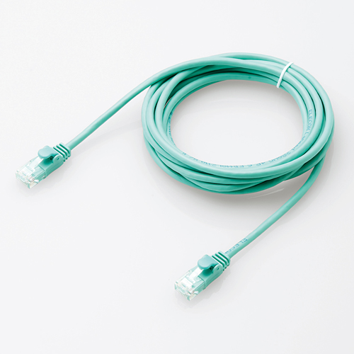 【50本セット】エレコム LANケーブル CAT6 5m やわらか グリーン Cat6 LANケーブル(やわらか) | エレコムダイレクトショップ本店