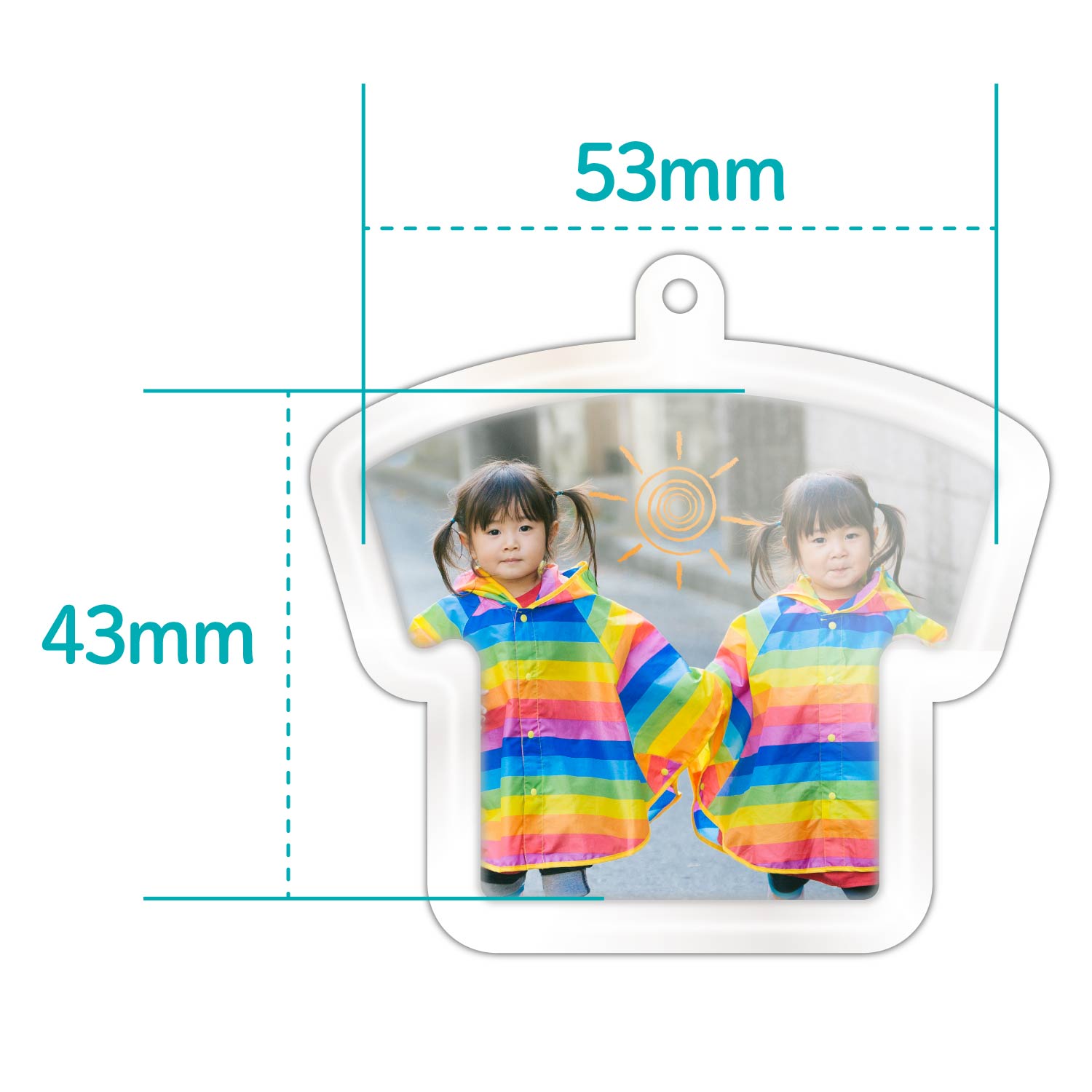 なまえキーホルダー（Tシャツ型） | エレコムダイレクトショップ本店は