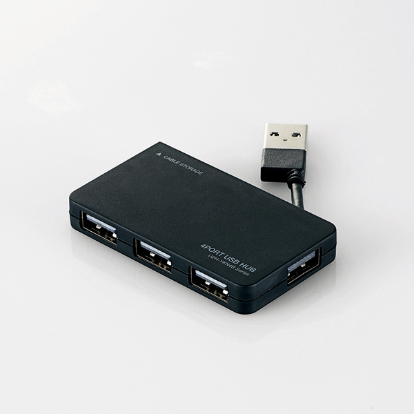 USB2.0ハブ（ケーブル収納タイプ） | エレコムダイレクトショップ本店