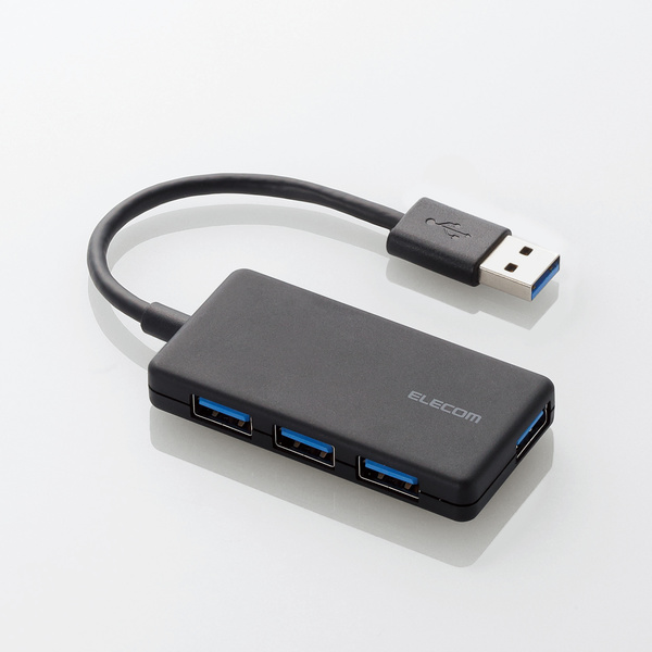 4ポートUSB3.0ハブ(コンパクトタイプ) | エレコムダイレクトショップ