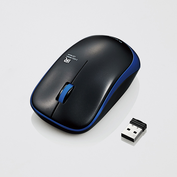 Amazon | エレコム (まとめ) 無線IRマウス(3ボタン) M-IR07DRBU