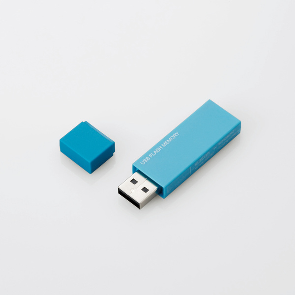 キャップ式USBメモリ(ブルー)32GB | エレコムダイレクトショップ本店は