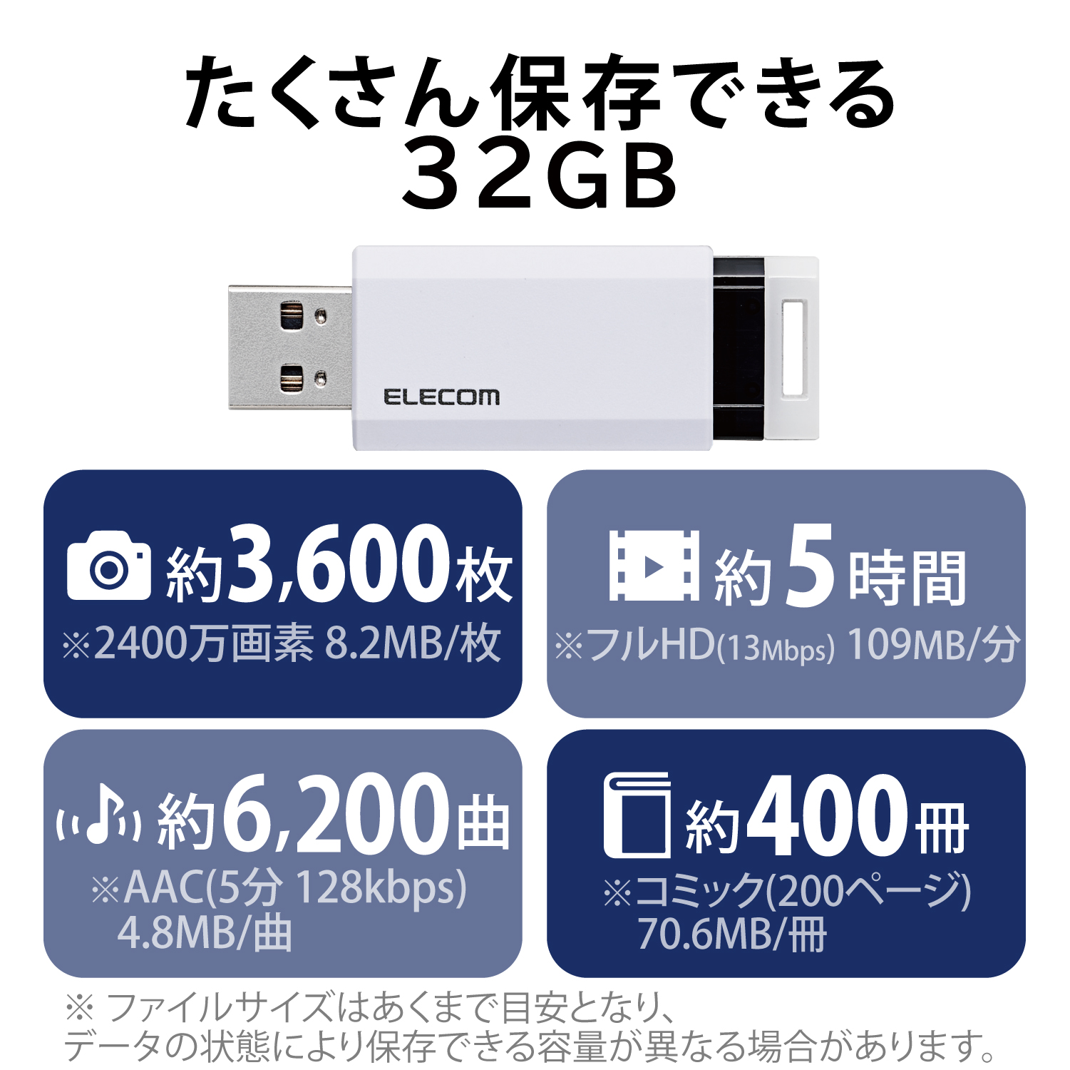 USB3.1(Gen1)対応 ノック式USBメモリ | エレコムダイレクトショップ