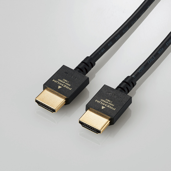 プレミアムハイスピードHDMI(R)ケーブル(スリム) | エレコム プレミアムハイスピードHDMI(R)ケーブル(スリム) | エレコム