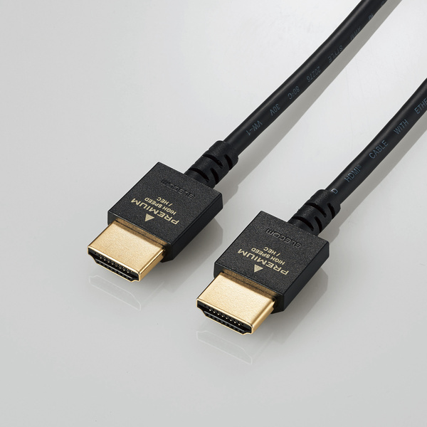 プレミアムハイスピードHDMI(R)ケーブル(スリム) | エレコムダイレクトショップ本店はPC周辺機器メーカー「ELECOM」の直営通販サイト