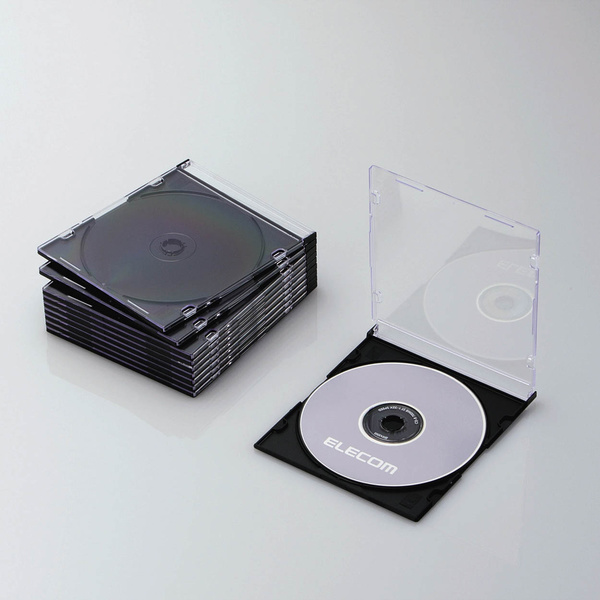 Blu-ray/DVD/CDケース（スリム/PS/1枚収納） | エレコム