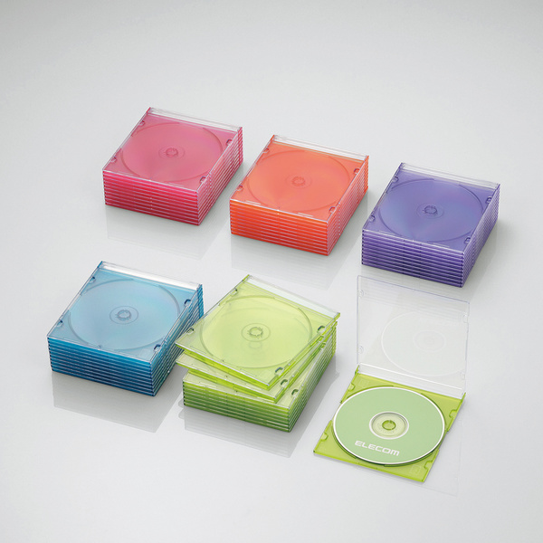 良好な状態のCD クリアケース付き CDケース（10mm・クリア・50枚・DVD）通販ならサンワダイレクト