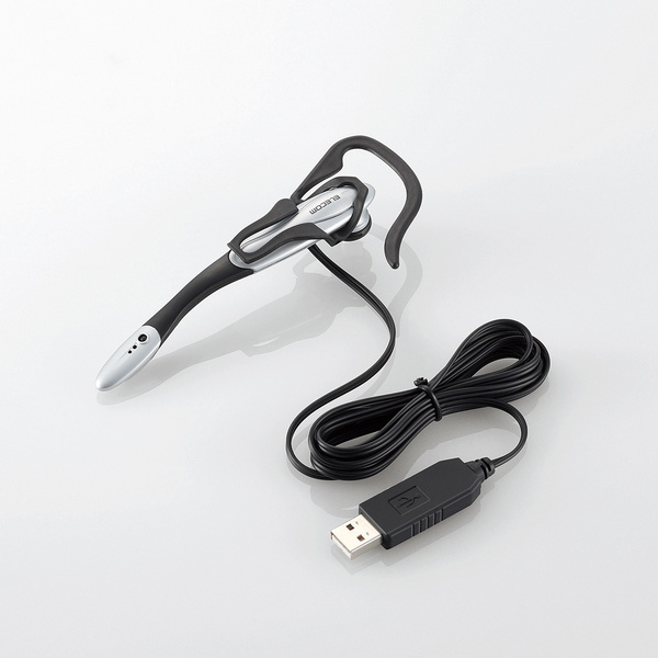 USBヘッドセット（イヤーフックタイプ）