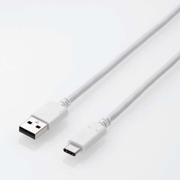 エレコム MPA-AC30NWH スマートフォン用USBケーブル USB (A-C) 認証品 3.0m ホワイト