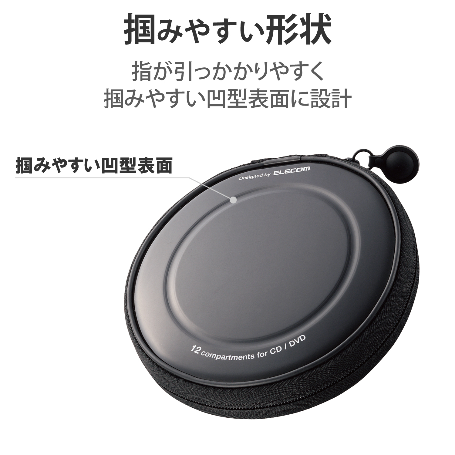 CD/DVDファスナーケース | エレコムダイレクトショップ本店はPC周辺