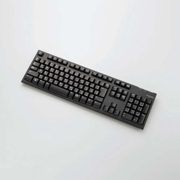 エレコム ELECOM 有線キーボード/薄型/メンブレン式/抗菌/フル