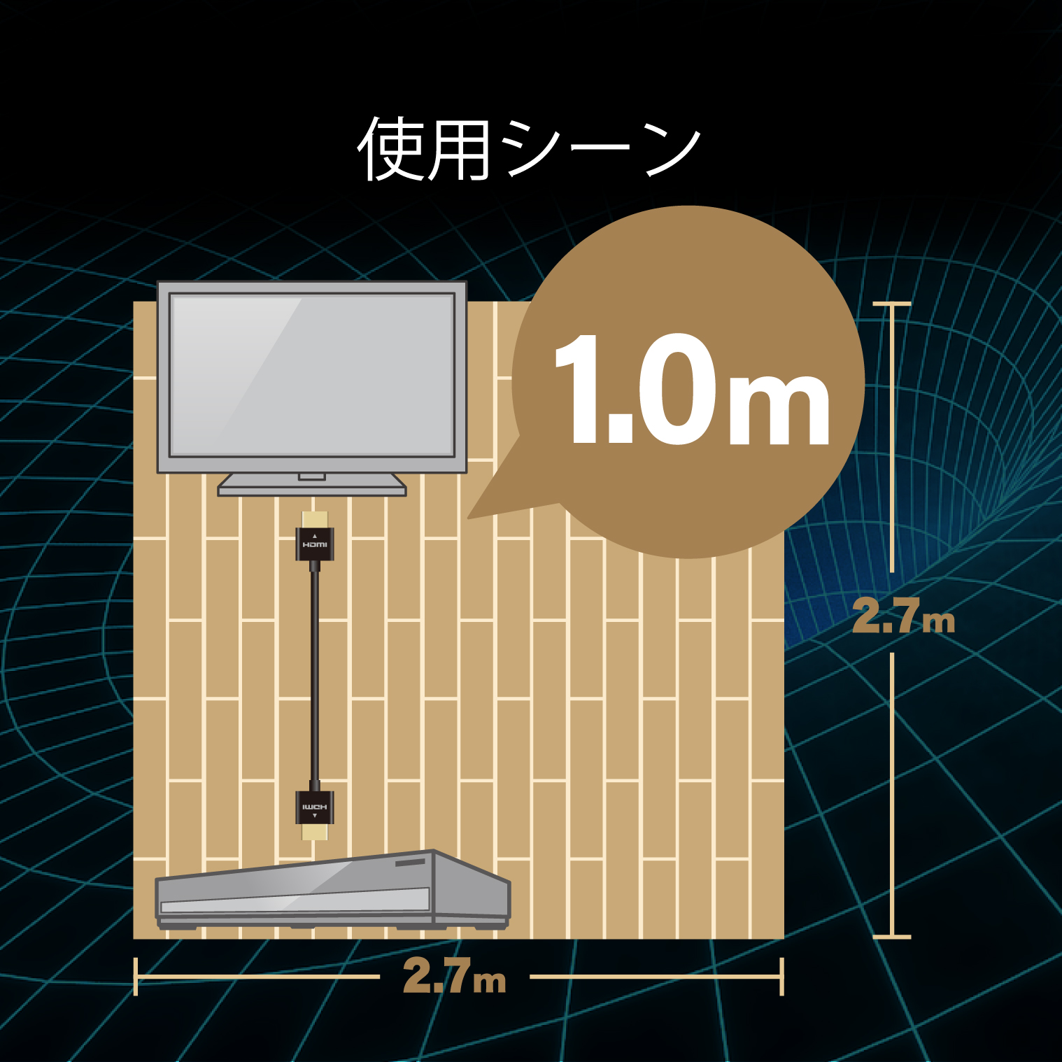 ハイスピードHDMI(R)ケーブル(スーパースリム) | エレコムダイレクト