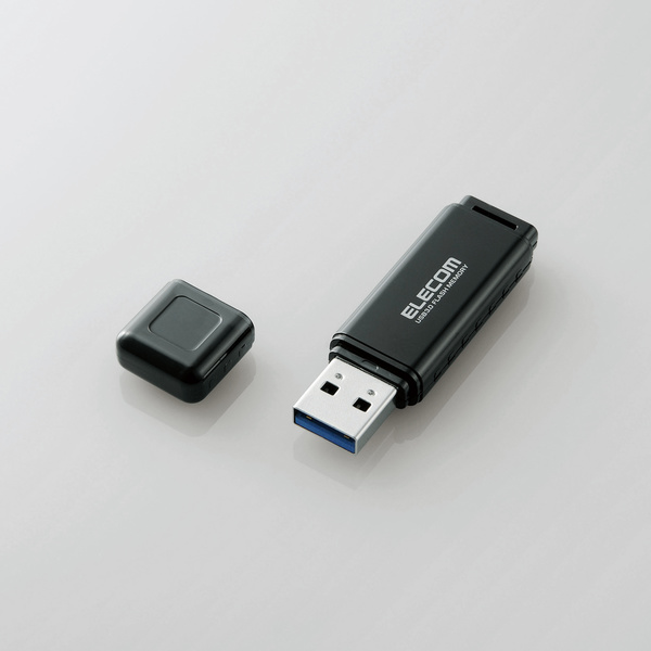 エレコム USBメモリ スライド式 16GB ブラック 3個 1741 MF-KCU3A08GBK_02.jpg