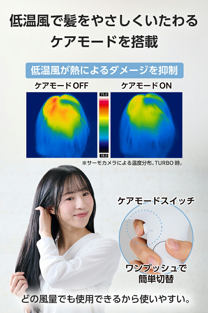 マイナスイオン ヘアドライヤー | エレコムダイレクトショップ本店はPC