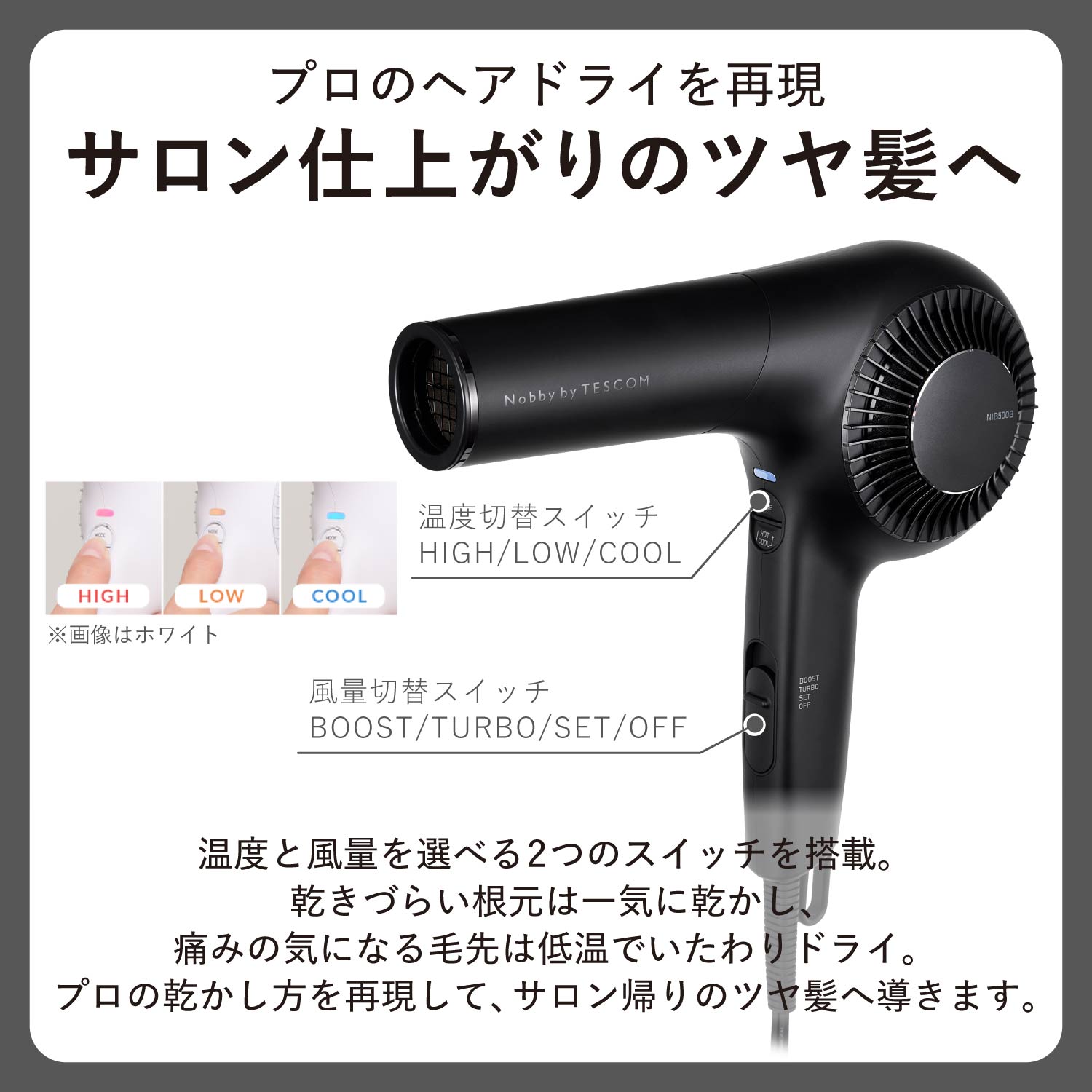 プロフェッショナルプロテクトイオンヘアドライヤー | エレコム