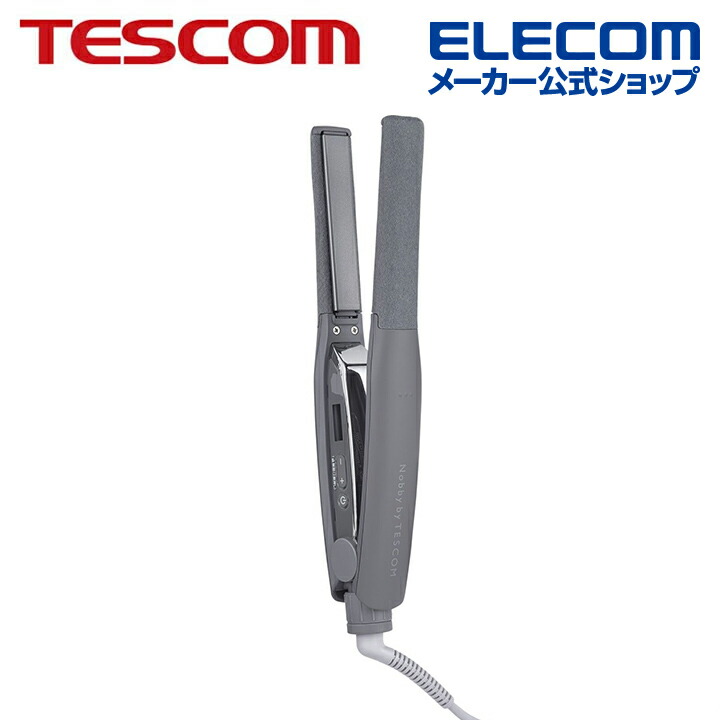 TESCOM マイナスイオン ストレートブラシアイロン | エレコム