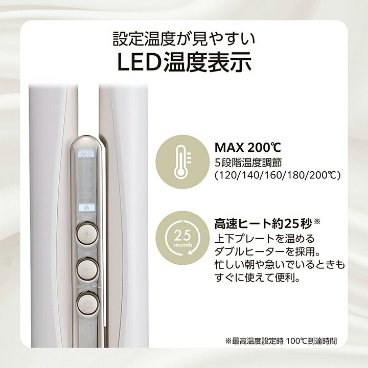 マイナスイオン ストレートアイロン | エレコムダイレクト